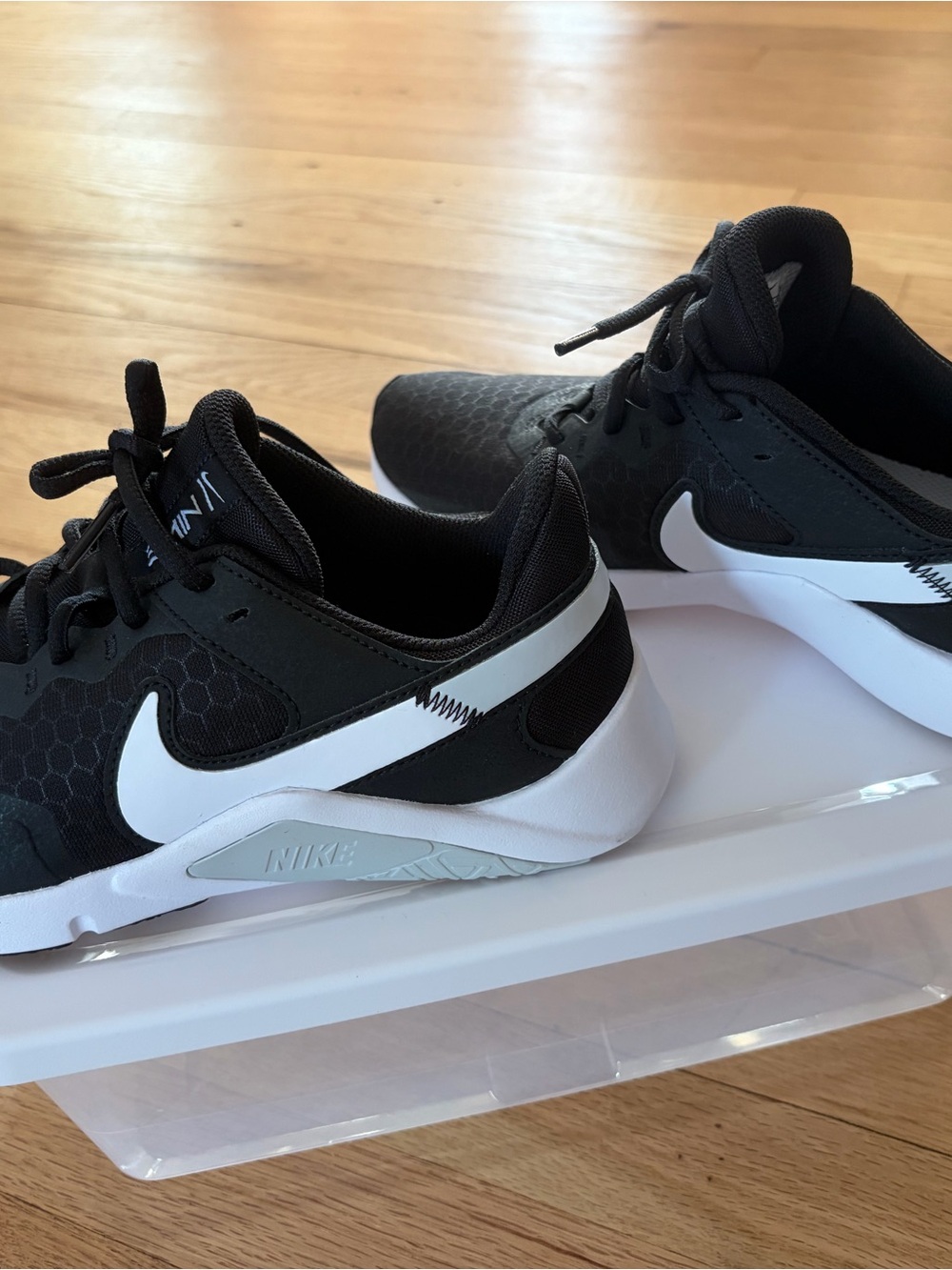 Nike Black & White Low-Profile Training Shoes